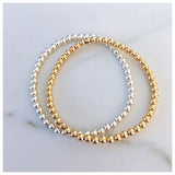 Gold/Rose Gold/Silver Beaded Bracelets